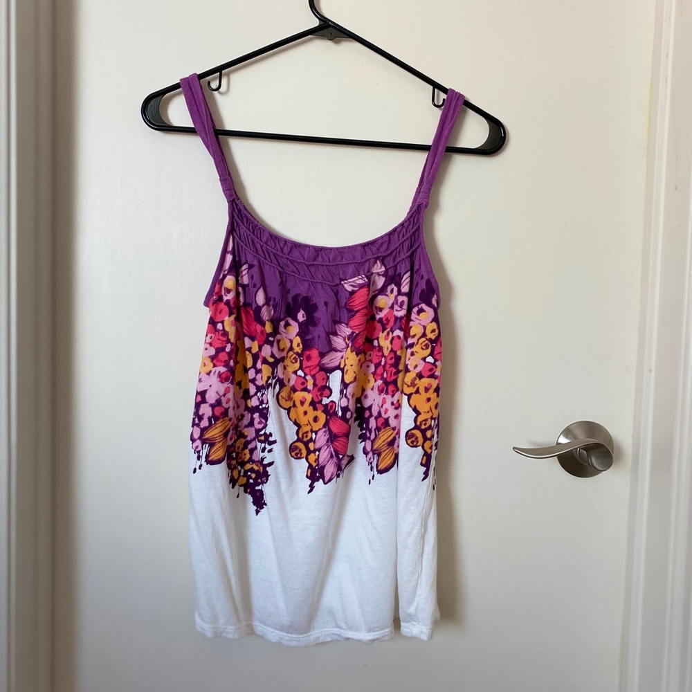Floral tank top